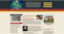 Desktop Screenshot of marylandrelocationexpert.net